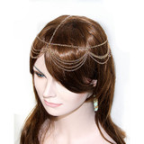 Vintage Gold Chain Headpiece Gold Head Chain Boho Bohemian Accessories