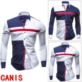 Luxury Casual Slim Fit Long Sleeve Casual Dress Shirts