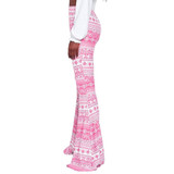 Smocked Waist Boho Bohemian Pants