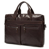 Genuine Leather Laptop Briefcases Totes handbags
