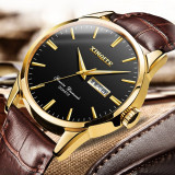 luxury Genuine Leather Waterproof Watch
