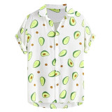 Color Breathable Hawaiian Casual Printed Short Sleeve Shirts
