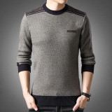 Thick Slim Fit Jumpers Knitwear Casual Sweater