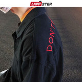Embroidery Hole Hip Hop Windbreaker Bomber denim Jackets
