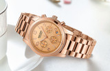 Chronograph Luxury Rose Gold Wrist watch Chronograph Luxury Rose Gold Wrist watch