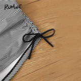 Striped Swim Shorts Casual Shorts Bikini