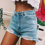 High Waisted Short Denim