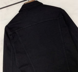 black high quality embroidery denim jackets