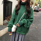 False Two Pieces Turtleneck Sweatshirt