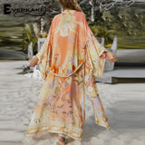 Floral Print Sashes Gypsy Vintage Boho Bohemian Kimonos