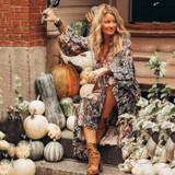 Vintage Long Chiffon Elegant Long Sleeve Boho Bohemian Dresses Vintage Long Chiffon Elegant Long Sleeve Boho Bohemian Dresses