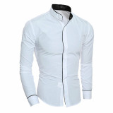 Luxury Casual Long Sleeve Slim Fit Business Dress Shirts