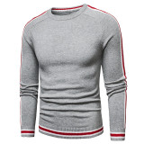 Casual Knitted Cotton Striped Sweaters
