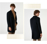 Woolen Mid length Wool Coat Woolen Mid length Wool Coat