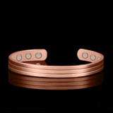 Rose Gold Color Magnetic Pure Copper Health Bangle Bracelet