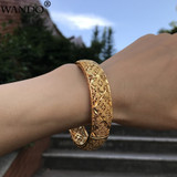Luxury Gold Color Ethiopian Bangles Bracelet