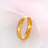 Round Rose Gold color Rings