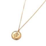 Rose Flower Charm Pendant Necklaces