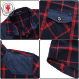 Long Sleeve Plaid Dress Shirt