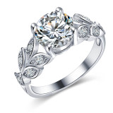 Leaf Flower Wedding Ring