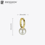 Big Pearl Drop Earrings