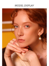 Big Pearl Drop Earrings