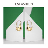 Irregular Bag Shape Drop Earrings