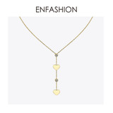 Heart Crystal Choker Necklace