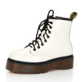 Leather Martin Boots