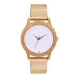 Silicone Strap Wood Watches