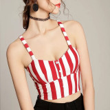 Sexy Sling Halter Fitness Tight Bustier Vest Tank Tops