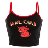 Sexy Sleeveless Crop Print Spaghetti straps Tops