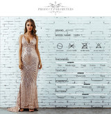 Backless Spaghetti Strap Sequin Maxi Dresses