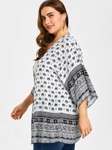 Smock Animal Printed Boho Bohemian Jackets & Coats