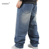 loose hip hop skateboard jeans