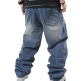 loose hip hop skateboard jeans