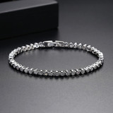 Luxury Round Clear CZ Tennis Bracelets & Bangles