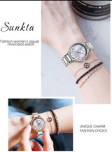 Rose Gold Ceramic Luxury Simple Waterproof Watches