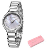 Rose Gold Ceramic Luxury Simple Waterproof Watches