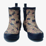 Women's natural rubber chelsea rain boots anti-slip fashion rain boots