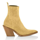 Fashion Pointed Toe Chunky Heel Suede Women Booties