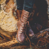 Vintage Lace Up Fashion Martin Boots