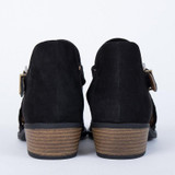 Three Colors Hollow Low Heel Sandals