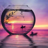 5D DIY Diamond Painting Kits, "Through the Looking Glass"