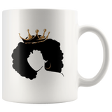 Lady Queen Afro Coffee Mug