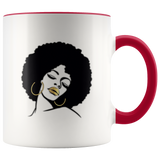 Afro Lady Cute Coffee Mug