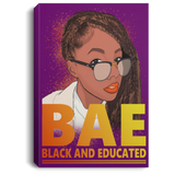 African American Canvas - BAE Black Educated Black History Month Black Girl Canvas For Home Decor