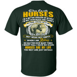 When I'm With Horses I'm A Better Version Of Myself I'm Not Worthless- Horses Are My Life- Horse T-shirt