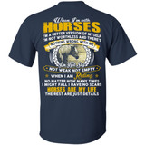 When I'm With Horses I'm A Better Version Of Myself I'm Not Worthless- Horses Are My Life- Horse T-shirt