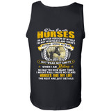 When I'm With Horses I'm A Better Version Of Myself I'm Not Worthless- Horses Are My Life- Horse T-shirt